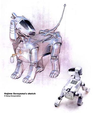 Skizze von Hajime Sorayama