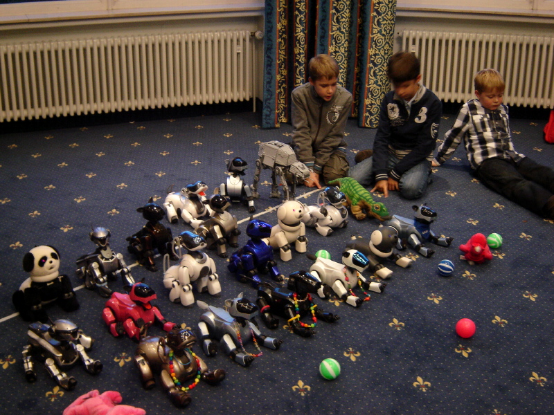 Aibo-Gruppenbild