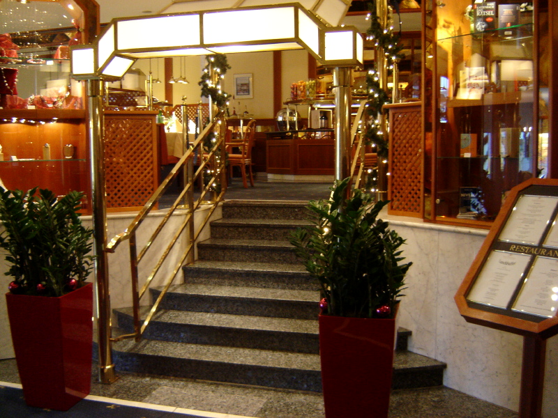 Eingang ins Restaurant