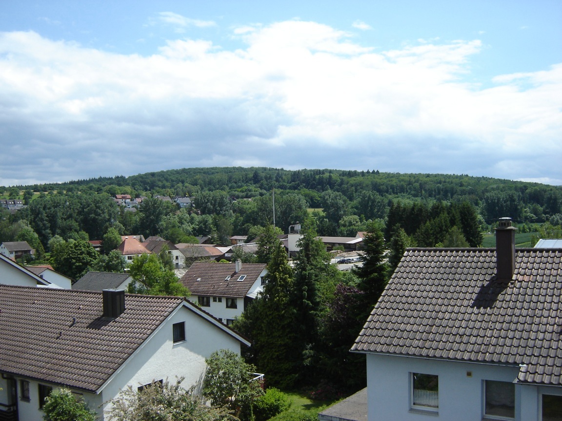 �ber den D�chern von N�ttingen