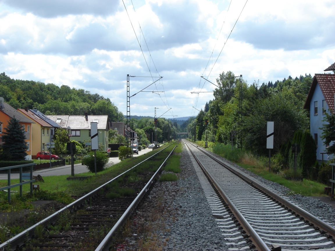 Bahngleise in Kleinsteinbach