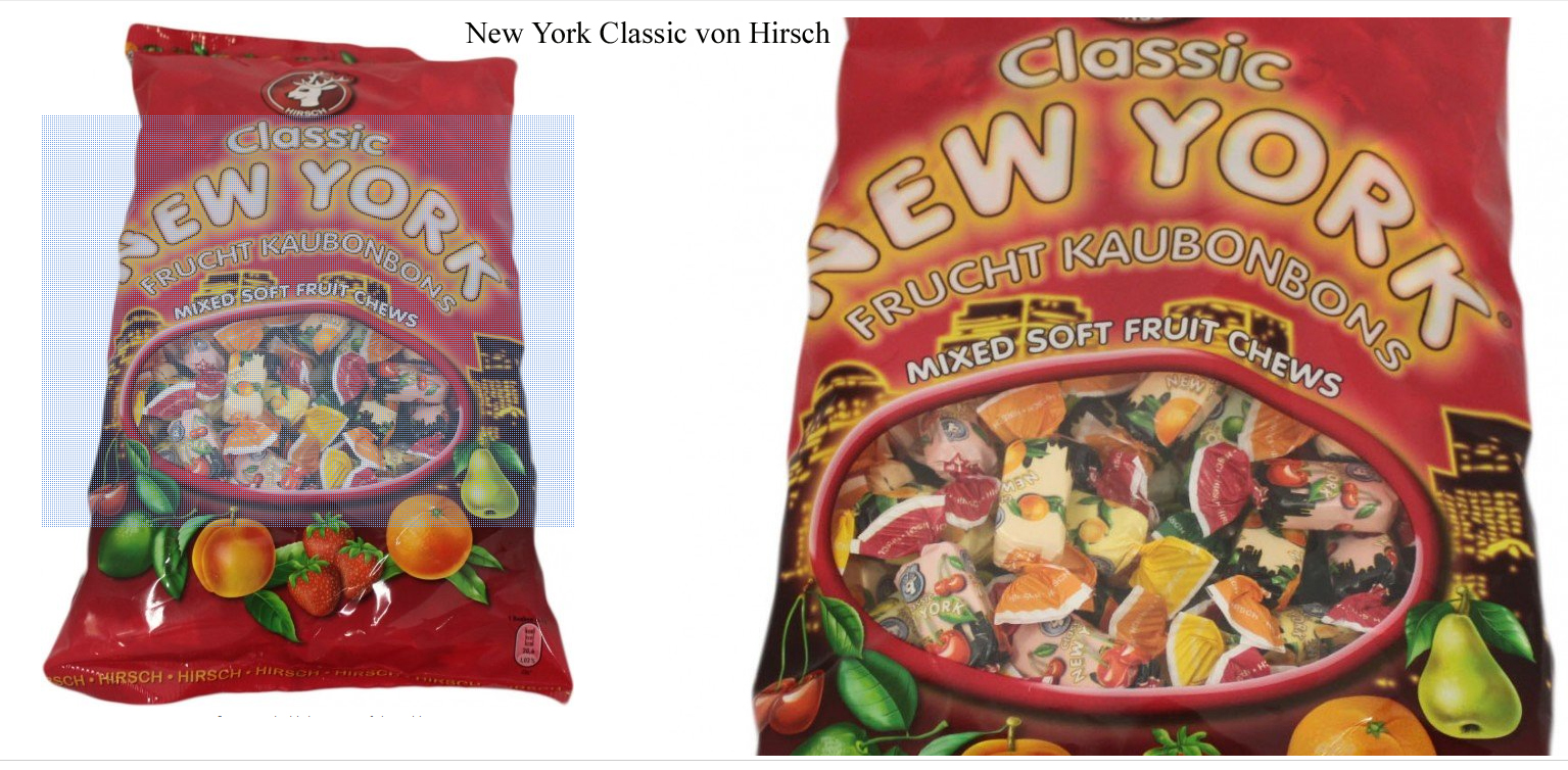 Hirsch lecker Kaubonbons New York-Classic